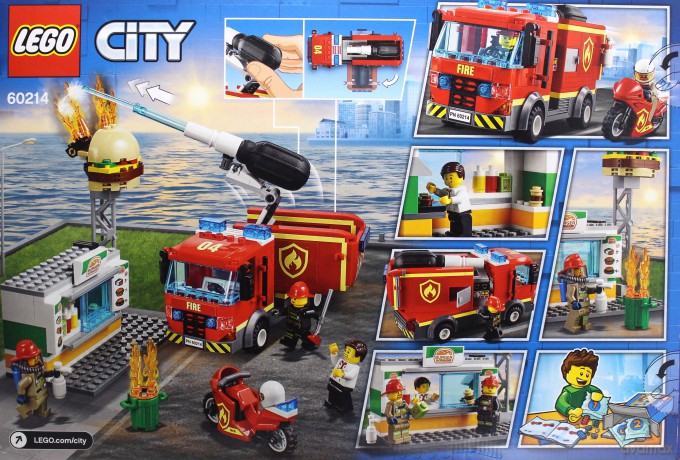 LEGO City Na ratunek w płonącym barze (60214) [KLOCKI]