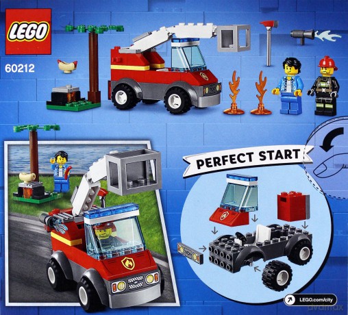 LEGO City Płonący grill (60212) [KLOCKI]