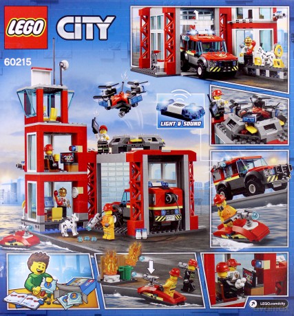LEGO City Remiza strażacka (60215) [KLOCKI]