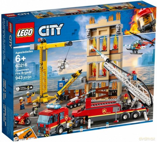 LEGO City Straż pożarna w śródmieściu (60216) [KLOCKI]