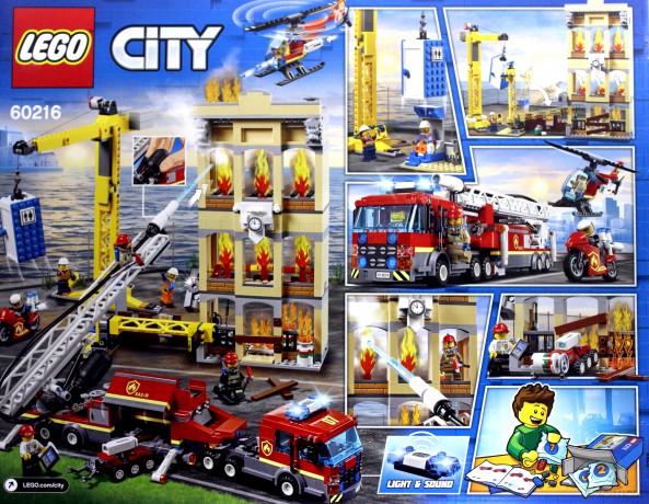 LEGO City Straż pożarna w śródmieściu (60216) [KLOCKI]
