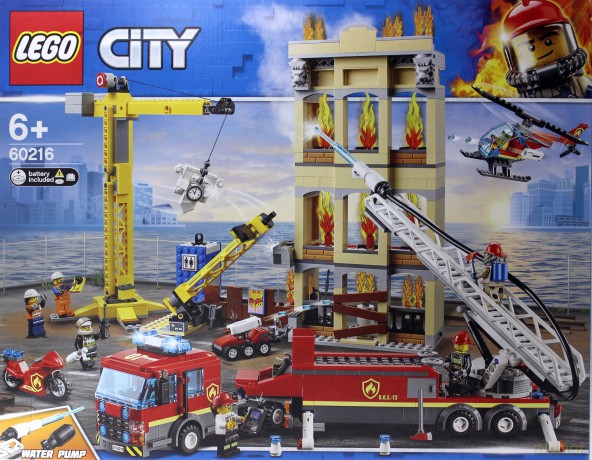 LEGO City Straż pożarna w śródmieściu (60216) [KLOCKI]