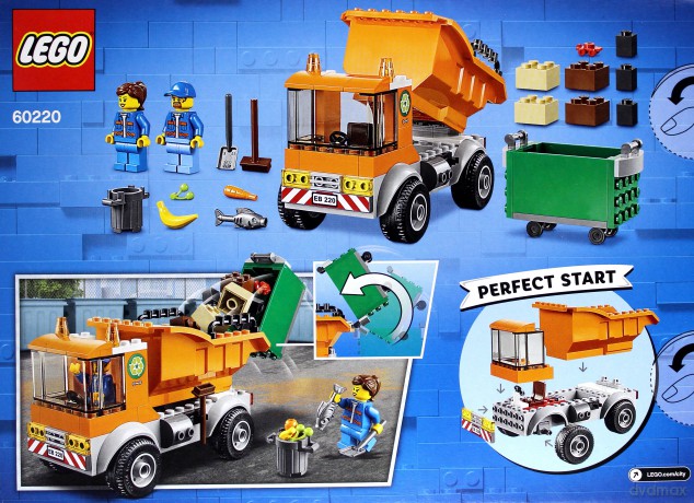 LEGO City Śmieciarka (60220) [KLOCKI]