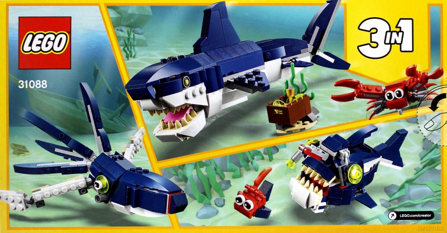 LEGO Creator Morskie stworzenia (31088) [KLOCKI]