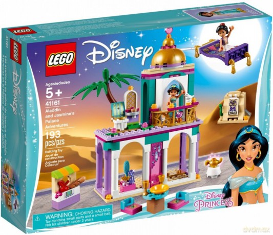 LEGO Disney Princess Pałacowe przygody Aladyna i Dżasminy (41161) [KLOCKI]