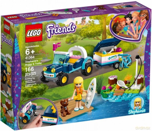 LEGO Friends Łazik z przyczepką Stephanie (41364) [KLOCKI]