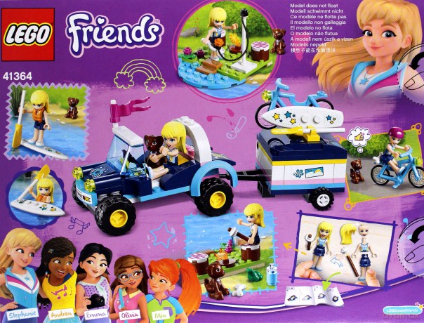 LEGO Friends Łazik z przyczepką Stephanie (41364) [KLOCKI]