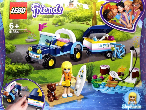 LEGO Friends Łazik z przyczepką Stephanie (41364) [KLOCKI]
