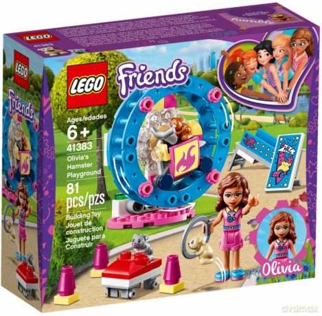 LEGO Friends Plac zabaw dla chomików Olivii (41383) [KLOCKI]