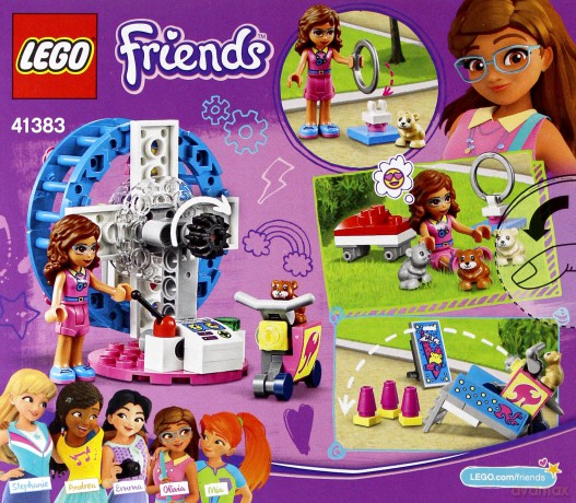 LEGO Friends Plac zabaw dla chomików Olivii (41383) [KLOCKI]