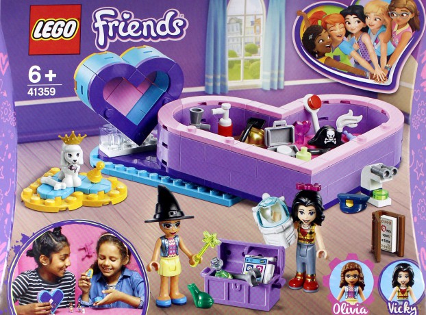 LEGO Friends Pudełko w kształcie serca - zestaw przyjaźni (41359) [KLOCKI]
