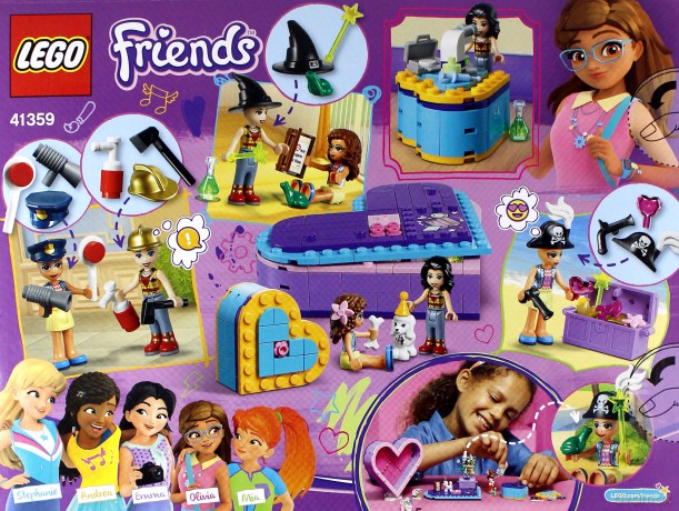 LEGO Friends Pudełko w kształcie serca - zestaw przyjaźni (41359) [KLOCKI]