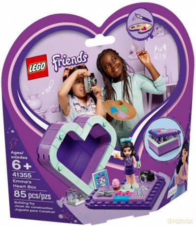 LEGO Friends Pudełko w kształcie serca Emmy (41355) [KLOCKI]