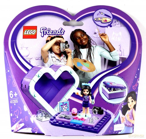 LEGO Friends Pudełko w kształcie serca Emmy (41355) [KLOCKI]