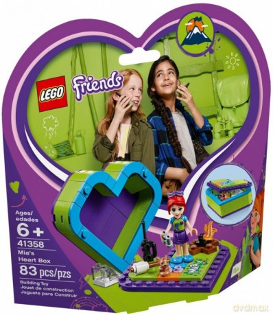 LEGO Friends Pudełko w kształcie serca Mii (41358) [KLOCKI]