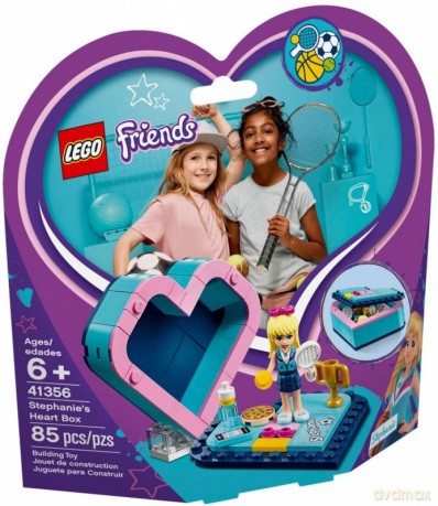 LEGO Friends Pudełko w kształcie serca Stephanie (41356) [KLOCKI]