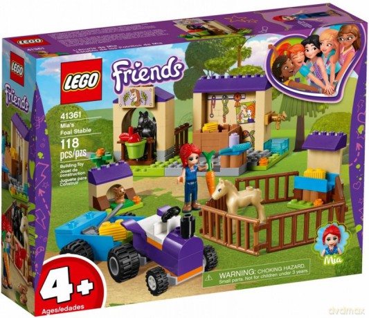 LEGO Friends Stajnia ze źrebakami Mii (41361) [KLOCKI]