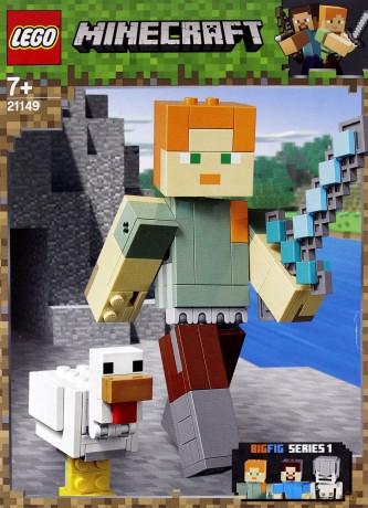 LEGO Minecraft BigFig - Alex z kurczakiem (21149) [KLOCKI]