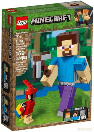 LEGO Minecraft BigFig - Steve z papugą (21148) [KLOCKI]