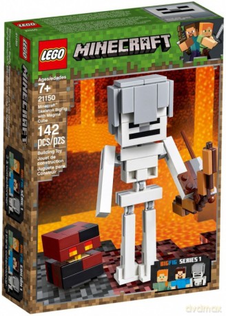 LEGO Minecraft BigFig - szkielet z kostką magmy (21150) [KLOCKI]