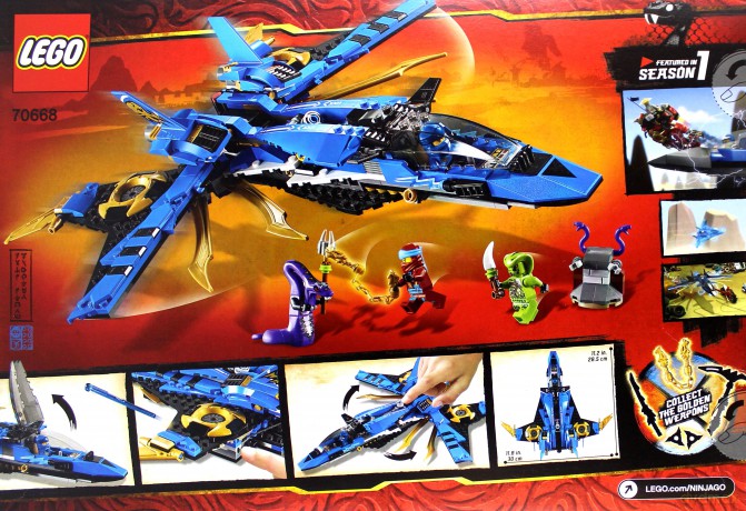 LEGO Ninjago Burzowy myśliwiec Jaya (70668) [KLOCKI]