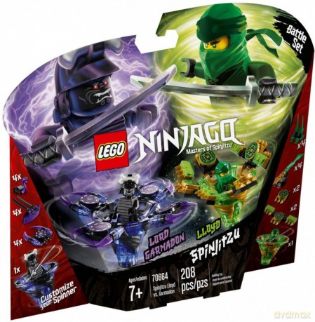 LEGO Ninjago Spinjitzu Lloyd vs.Garmadon (70664) [KLOCKI]