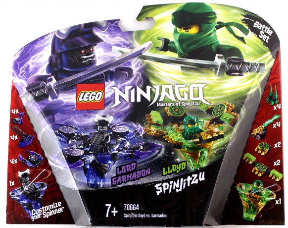 LEGO Ninjago Spinjitzu Lloyd vs.Garmadon (70664) [KLOCKI]