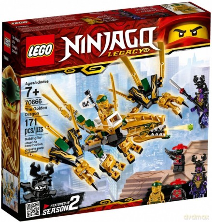 LEGO Ninjago Złoty Smok (70666) [KLOCKI]
