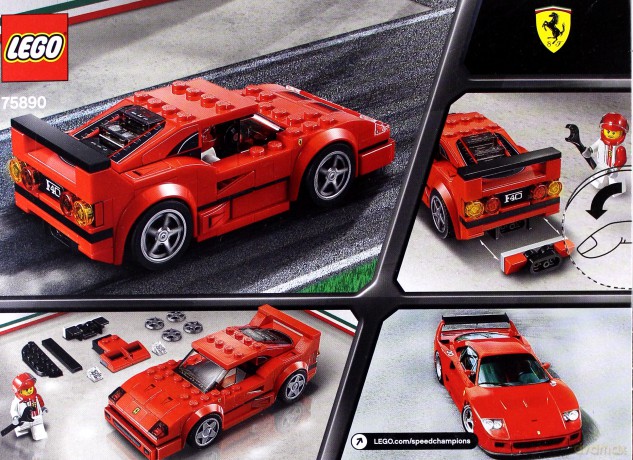 LEGO Speed Champions Ferrari F40 Competizione (75890) [KLOCKI]