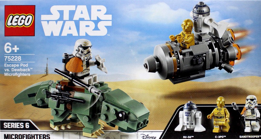 LEGO Star Wars Kapsuła ratunkowa kontra Dewback (Gwiezdne Wojny) (75228) [KLOCKI]