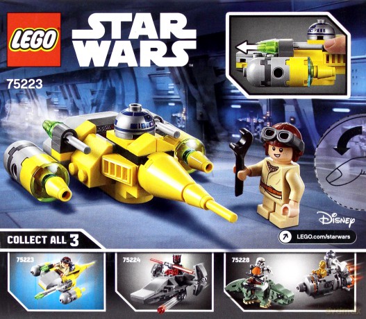 LEGO Star Wars Naboo Starfighter (Gwiezdne Wojny) (75223) [KLOCKI]
