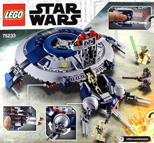 LEGO Star Wars Okręt bojowy droidów (Gwiezdne Wojny) (75233) [KLOCKI]
