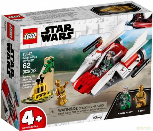 LEGO Star Wars Rebeliancki myśliwiec A-Wing (Gwiezdne Wojny) (75247) [KLOCKI]