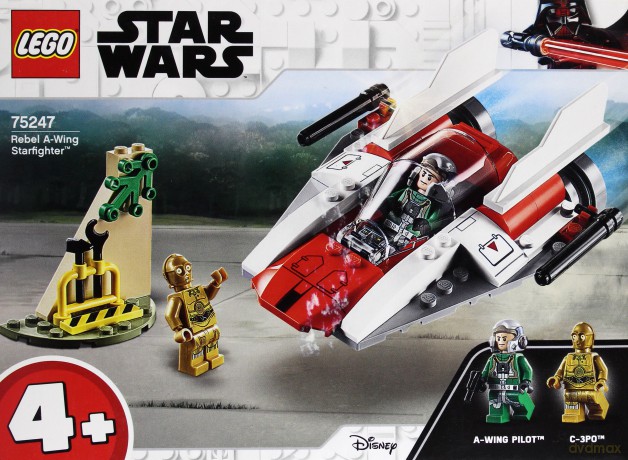 LEGO Star Wars Rebeliancki myśliwiec A-Wing (Gwiezdne Wojny) (75247) [KLOCKI]