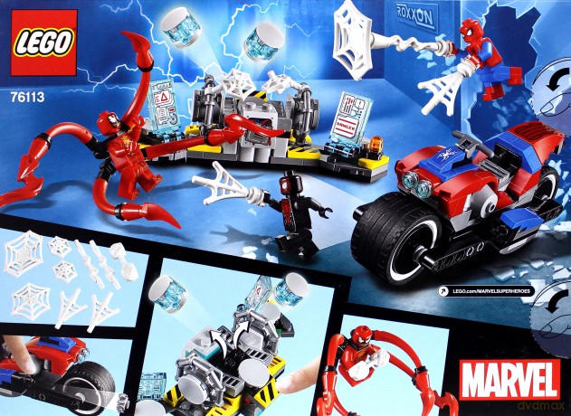 LEGO Super Heroes Pościg motocyklowy Spider-Mana (76113) [KLOCKI]