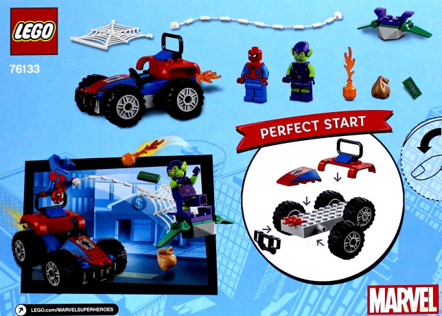 LEGO Super Heroes Pościg samochodowy Spider-Mana (76133) [KLOCKI]