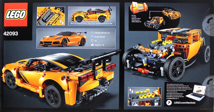 LEGO Technic Chevrolet Corvette ZR1 (42093) [KLOCKI]