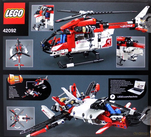 LEGO Technic Helikopter ratunkowy (42092) [KLOCKI]