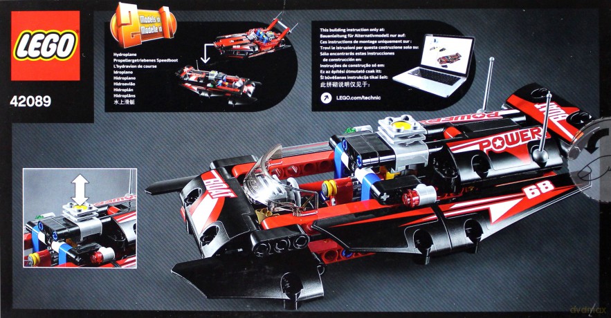 LEGO Technic Motorówka (42089) [KLOCKI]