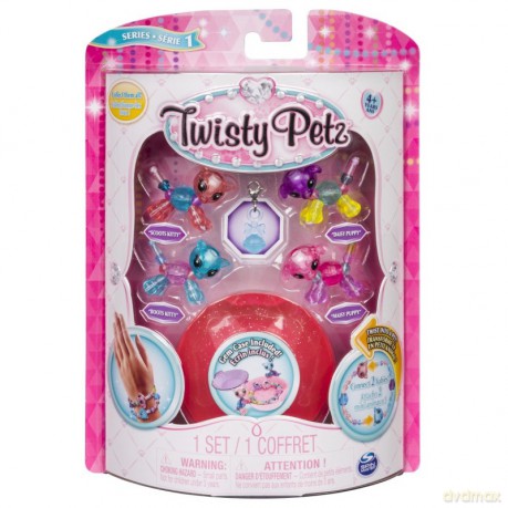 Mini Bransoletki Twisty Petz Twin Babies 4-pak 20103015