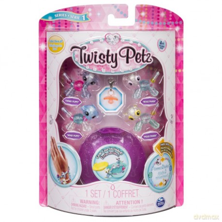 Mini Bransoletki Twisty Petz Twin Babies 4-pak 20103016