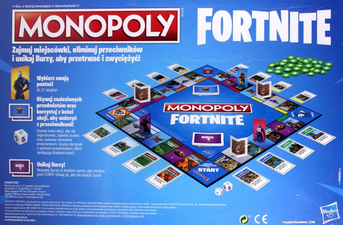 Monopoly Fortnite [GRA PLANSZOWA]