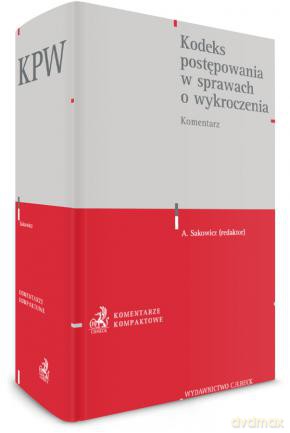 Kodeks wykroczeń. Kodeks postępowania w sprawach o wykroczenia [KSIĄŻKA]