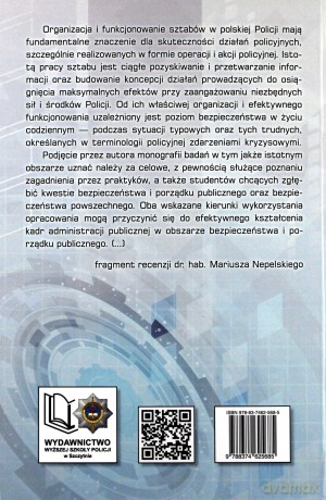 Sztaby w Policji. Organizacja i funkcjonowanie - J. Struniawski [KSIĄŻKA]
