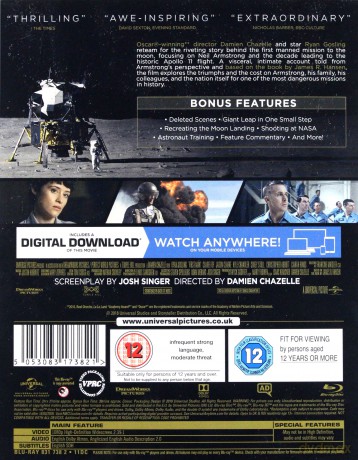 First Man (Pierwszy czlowiek) [Blu-Ray]