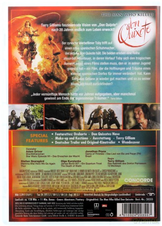 The Man Who Killed Don Quixote (Człowiek, który zabil Don Kichota) [DVD]