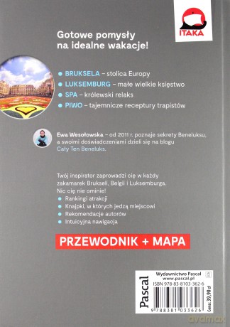 Bruksela, Belgia i Luksemburg. Inspirator podróżniczy. Pascal [KSIĄŻKA]
