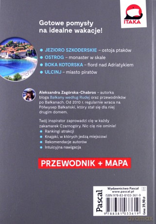 Czarnogóra. Inspirator podróżniczy. Pascal - Aleksandra Zagórska-Chabros [KSIĄŻKA]
