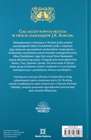 Fantastyczne zwierzęta. Zbrodnie Grindelwalda scenariusz oryginalny - Joanne K. Rowling [KSIĄŻKA]