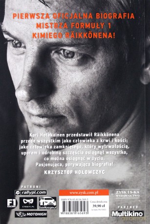 Kimi Raikkonen jakiego nie znamy - Kari Hotakainen [KSIĄŻKA]